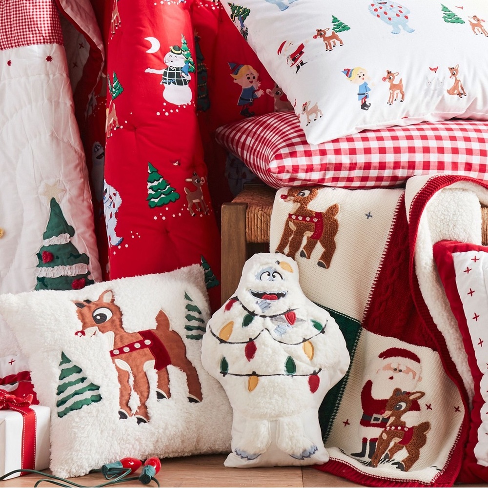 Pottery Barn kids Bumble Abominable Snowman Light Up Pillow